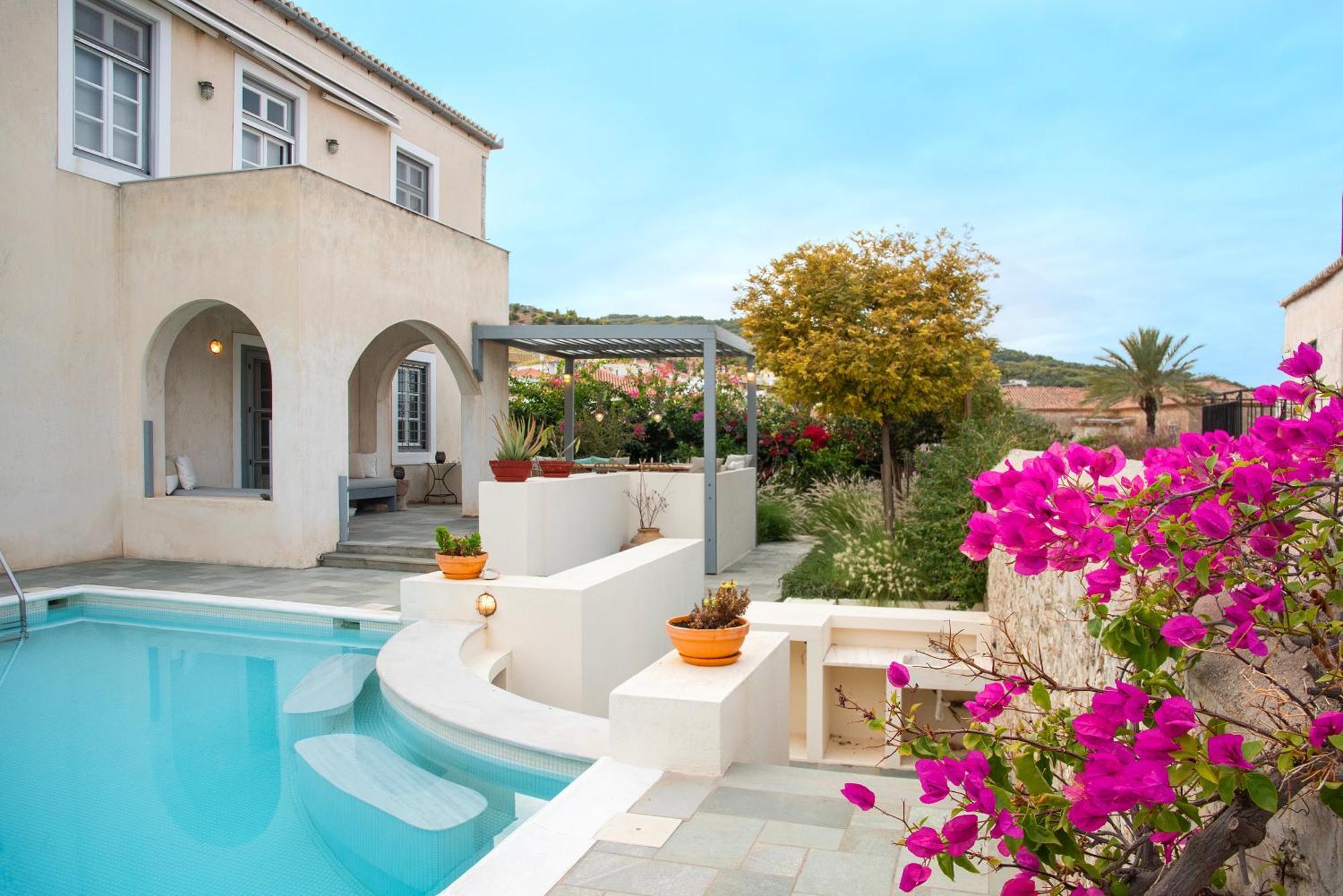 Villa 1853, Spetses Ground Floor Bagian luar foto