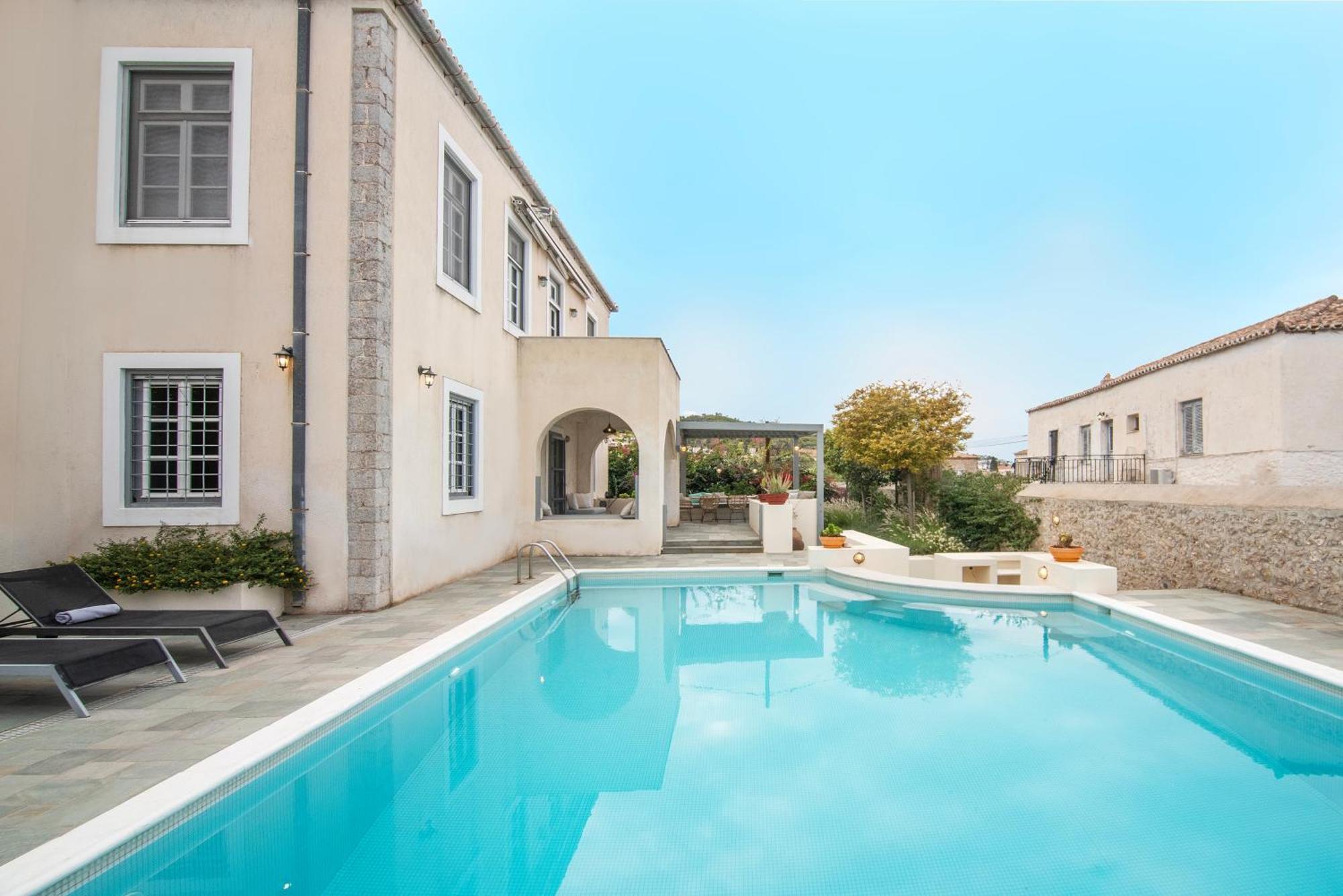 Villa 1853, Spetses Ground Floor Bagian luar foto